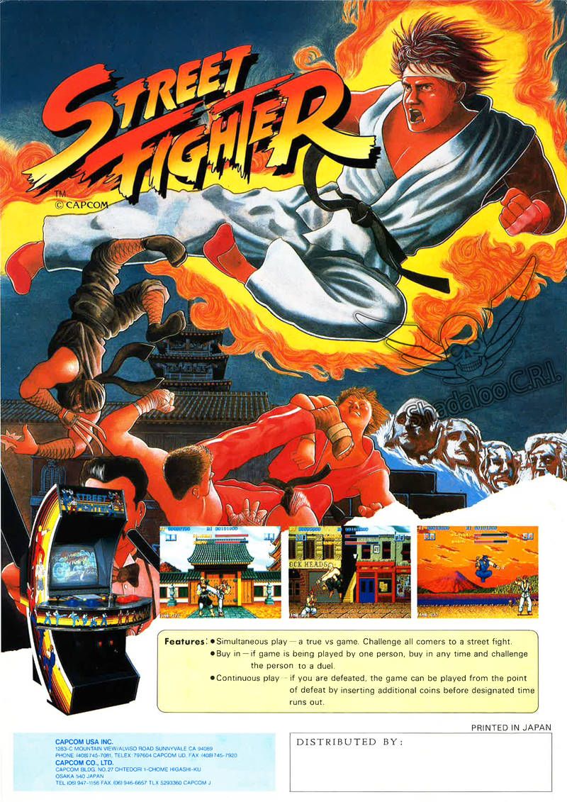 VideoGameArt&Tidbits على X: Two Street Fighter (movie) trading