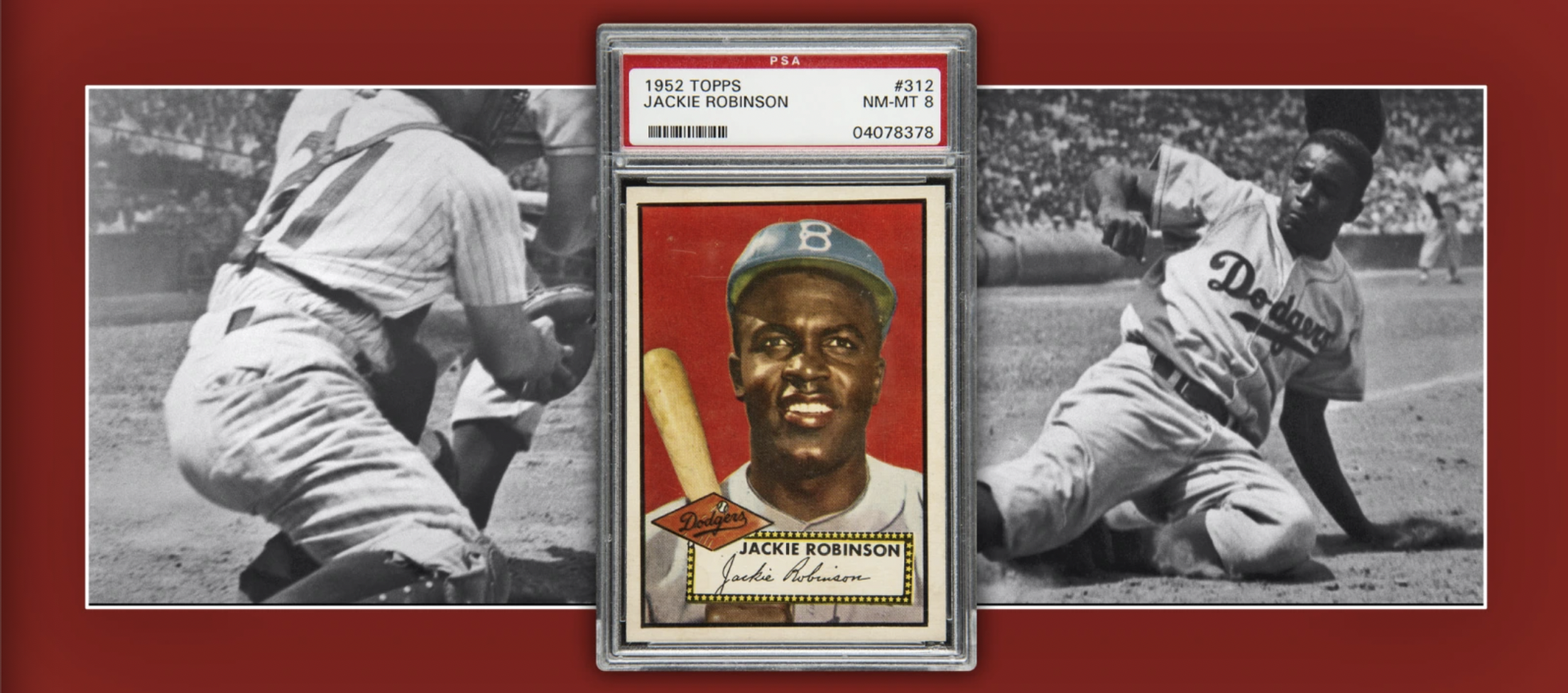 Jackie Robinson Topps Highlights (#H83) - 1997 Highlight - Number 42 Retired  Throughout MLB Card (Movie 42) - shipped in an acrylic screwdown holder at  's Sports Collectibles Store