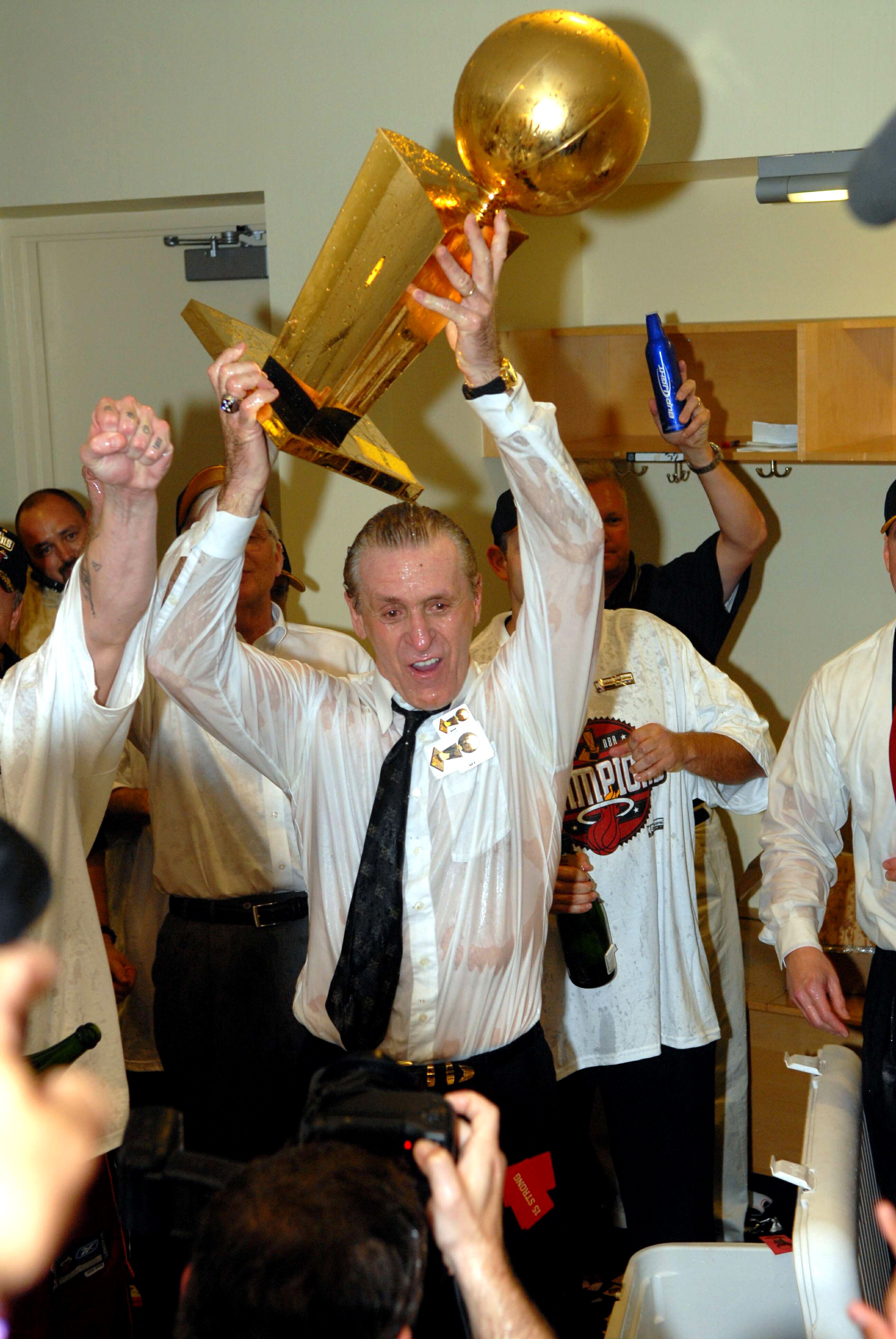 Pat Riley, Once Front and Center, Reigns in the Background - The